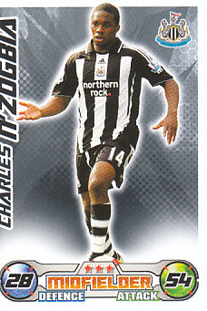 Charles N'Zogbia Newcastle United 2008/09 Topps Match Attax #224